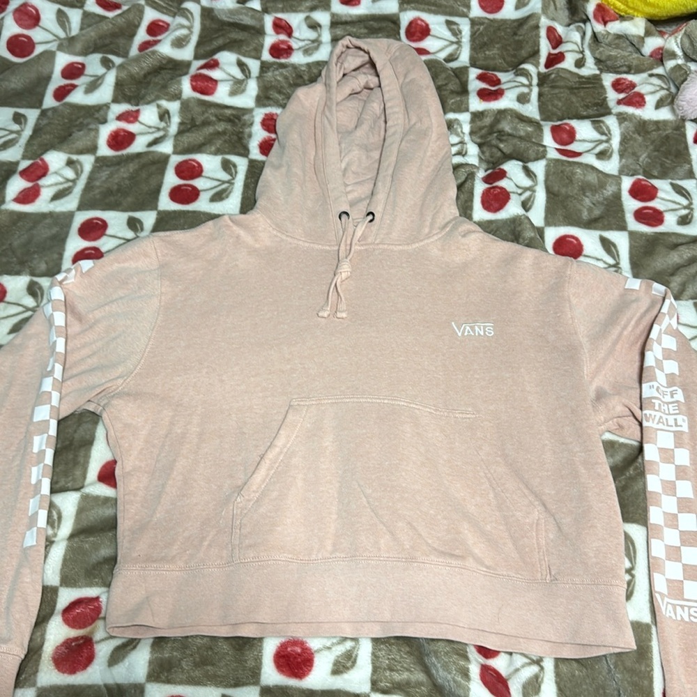 Vans light pink hoodie